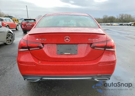 2019 Mercedes-Benz A 220 4Matic from USA, damaged, VIN WDD3G4FB0KW022482
